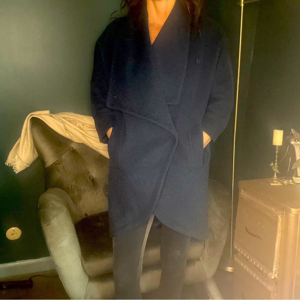The limited wool cocoon coat